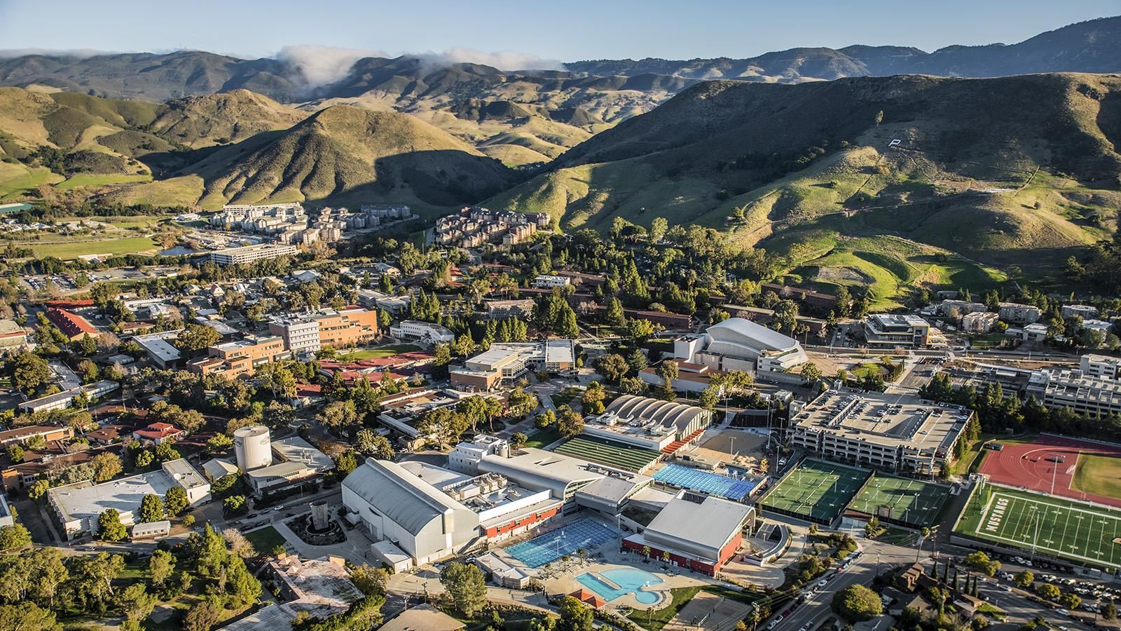 ariel view of calpoly campus